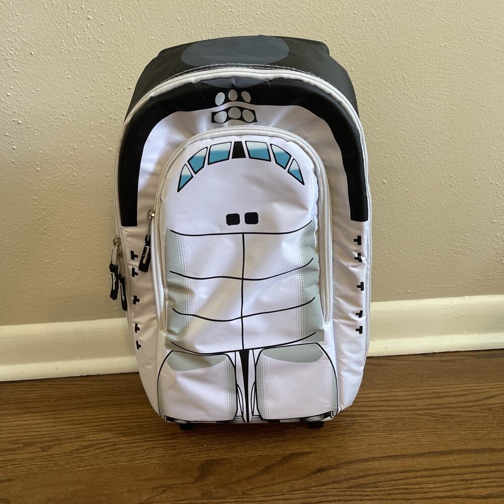 NASA Space Shuttle Rolling Bag Luggage Buzz Aldrin For Kids Carry-On